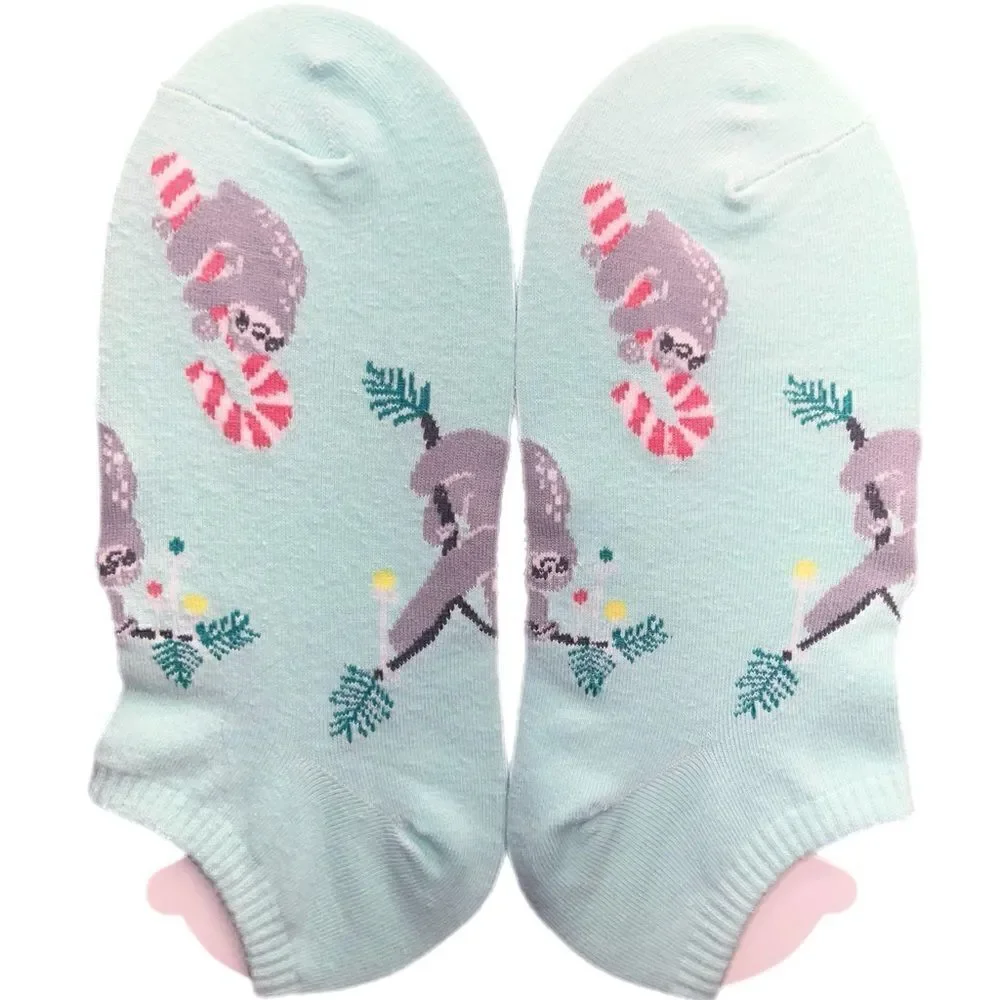 Holiday 5-Pack No-Show Socks NWOT